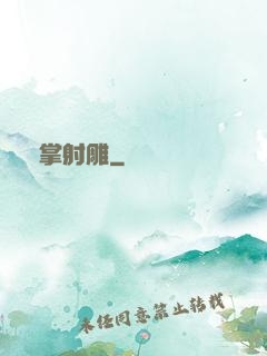 執掌射雕